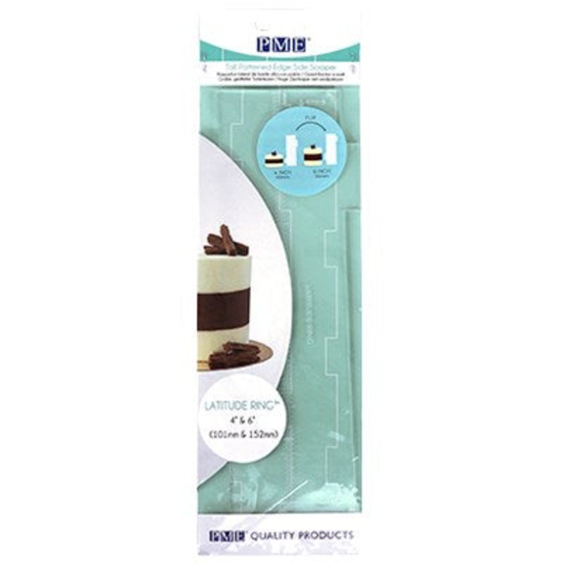 PME Tall Pattern Edge Side Scraper Latitude Ring 4' and 6'