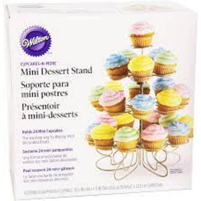 Wilton 24Ct Mini Cupckes N More Stand