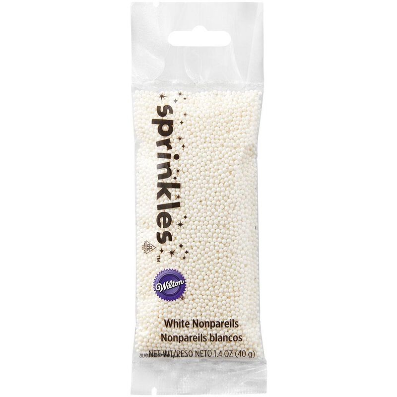 Wilton White Nonpareils Pouch