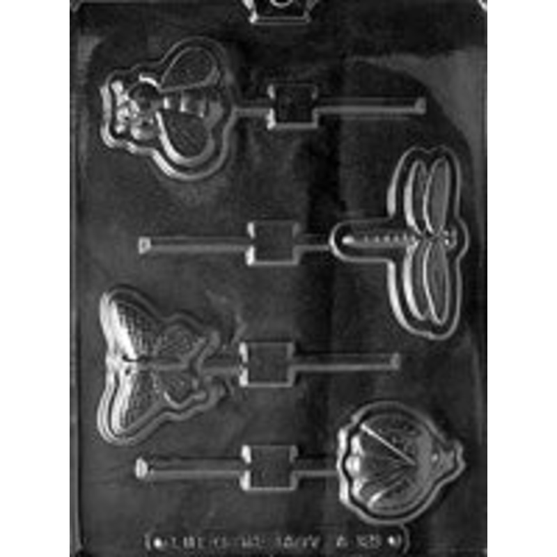 4 Garden Bugs Lollipop A125