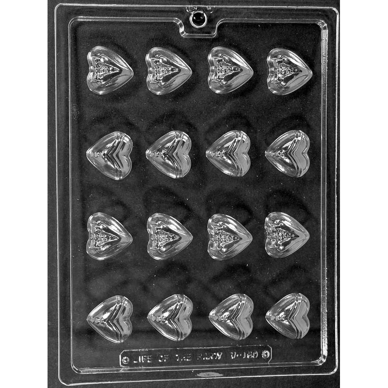 Bride & Groom Tux Hearts V160