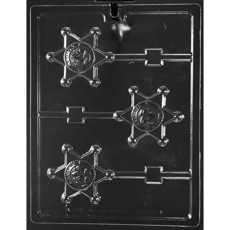 Sheriff Badge Lollipop J108