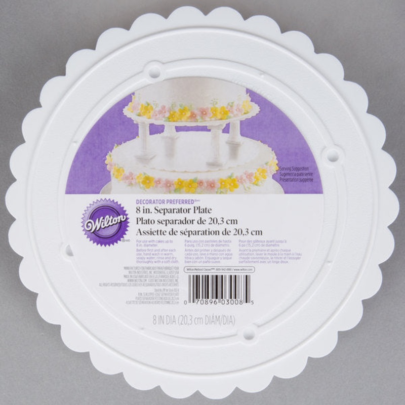 8' Separator Plate Scalloped