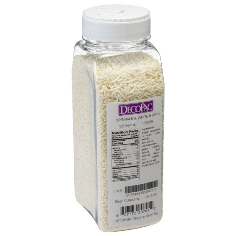 Decopac Jimmies-White