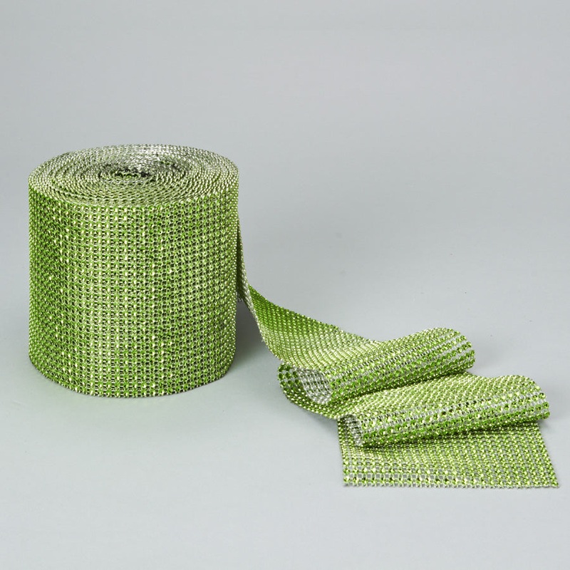Diamond Mesh Roll - Apple Green