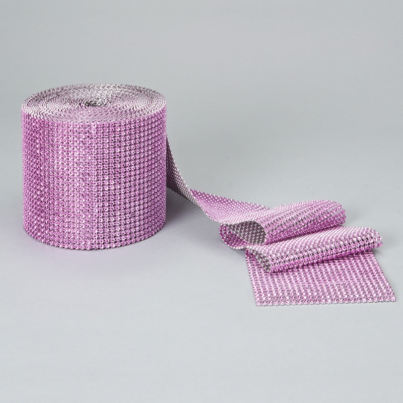 Diamond Mesh Roll - Pink