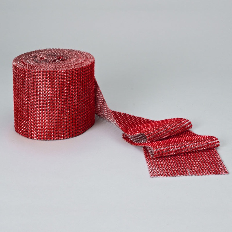 Diamond Mesh Roll - Red