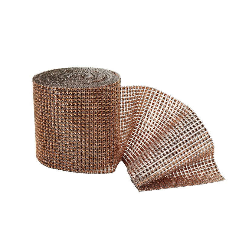 Diamond Mesh Roll - Rose Gold