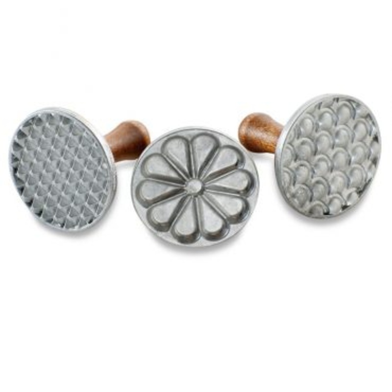Nordic Ware All Season Cast Cookie Stamps 3pk