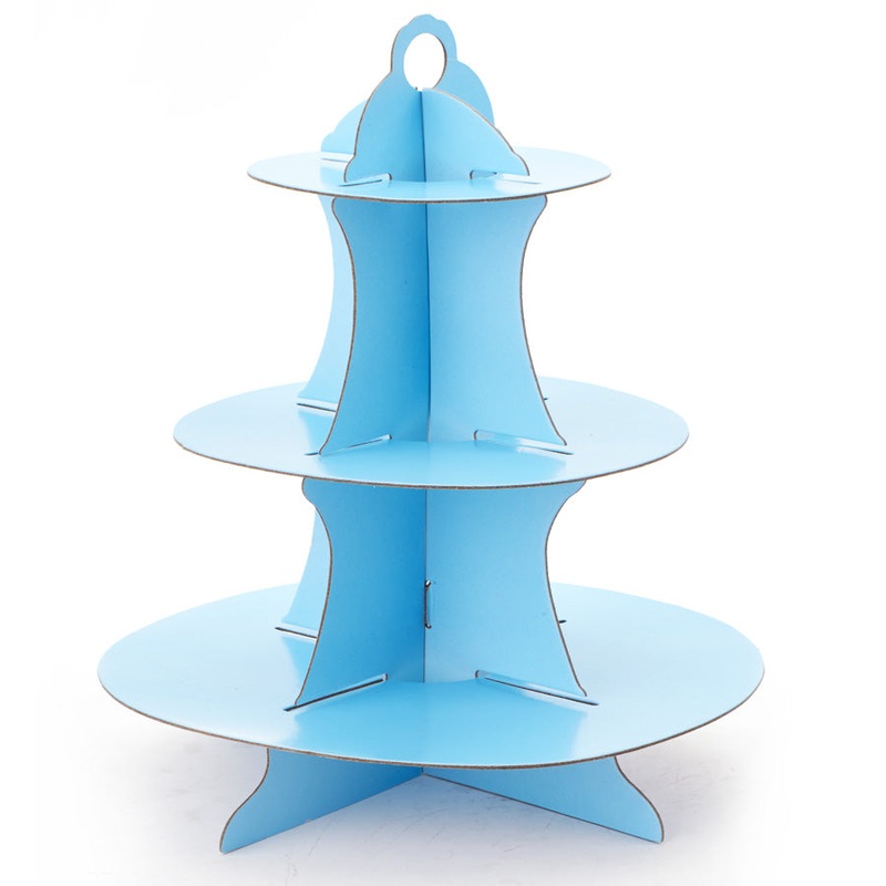 Treat Stand 3 Tier Blue