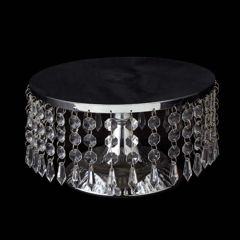Crystal Beaded Cake Stand 10'