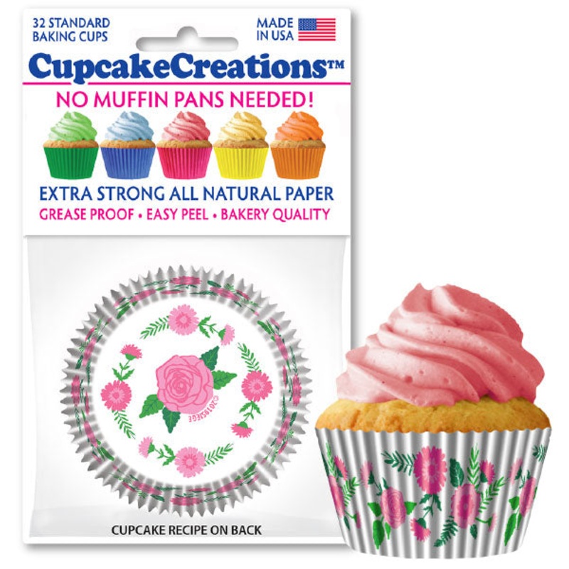 Cupcake Creations Pretty Pink Flowers