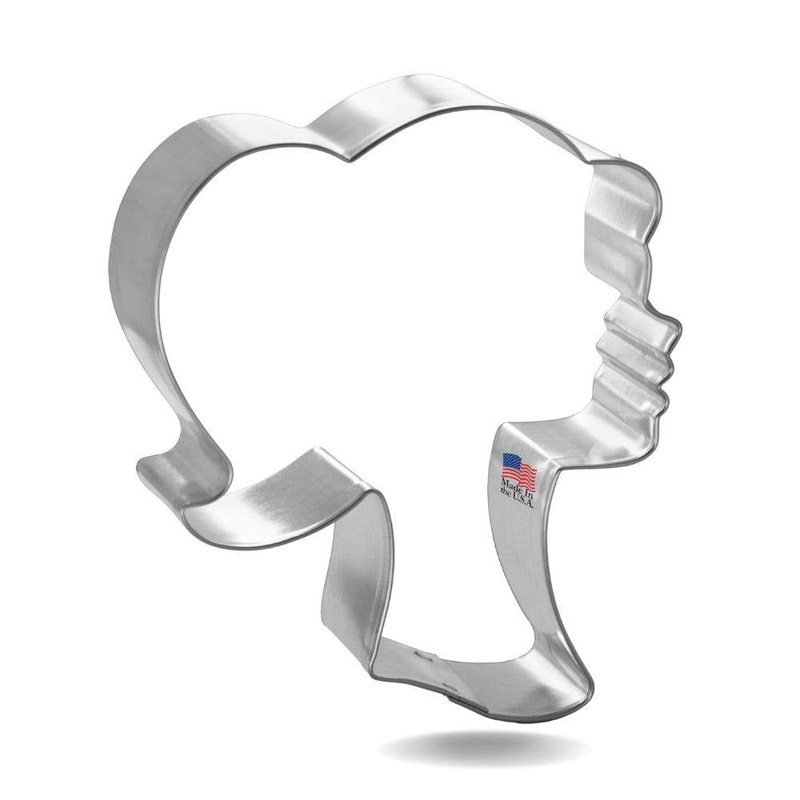 Doll Head Cookie Cutter 4.25'