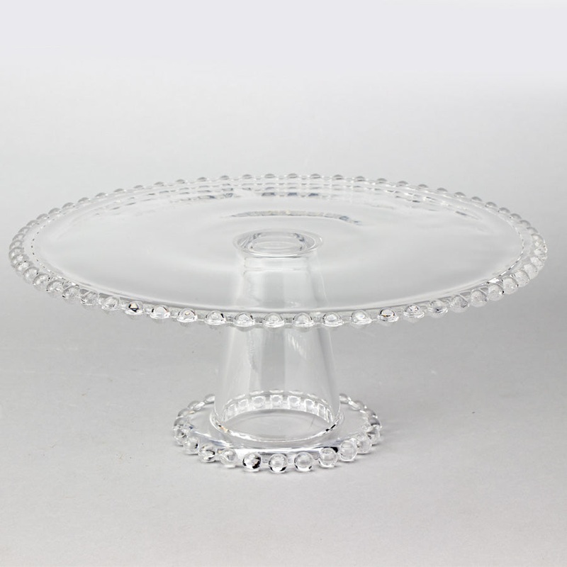 Glass Cake Stand 12'