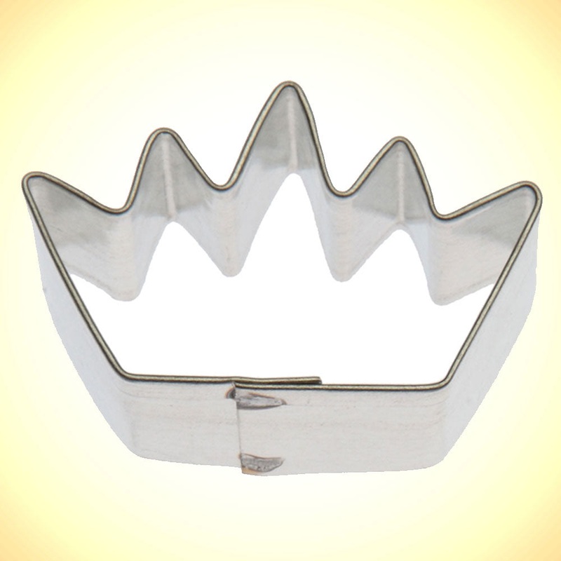 Mini Crown Cookie Cutter 1.5'
