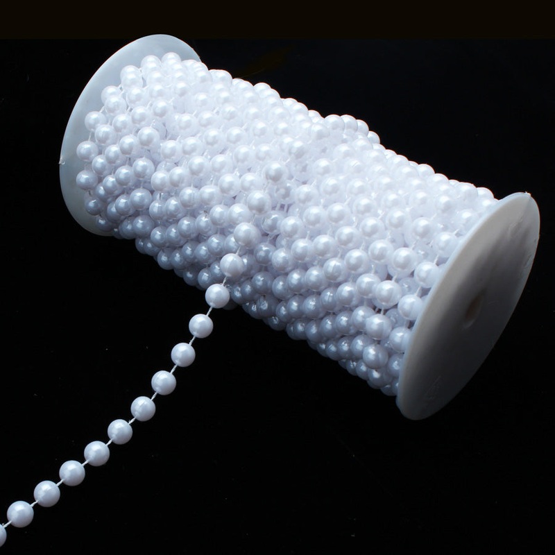 Pearl Rolls 10Mm White