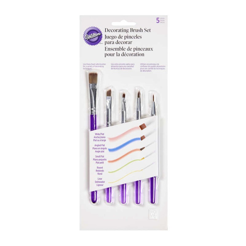 Wilton Decorating Brush Set of 5