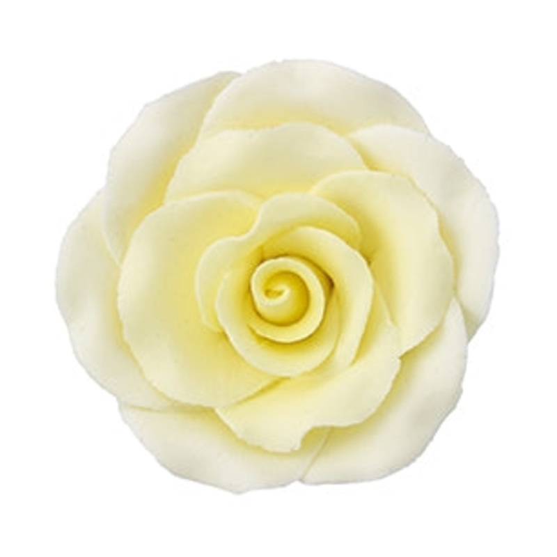 146YL- Xl Rose On A Wire - Yellow