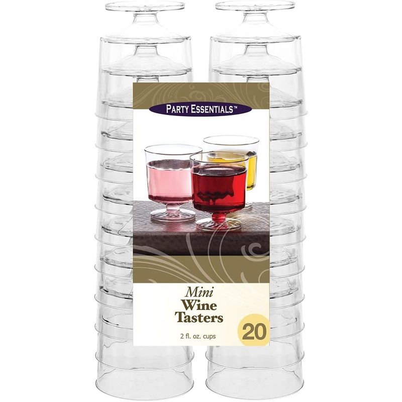 2oz Mini Wine Tasters 20ct Party Essentials
