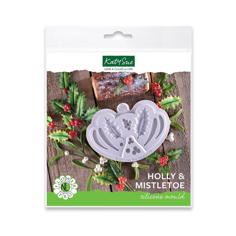 Holly & Mistletoe Silicone Molds