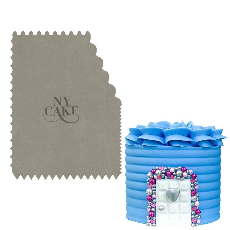 NY Cake Stainless steel scraper 5 sided