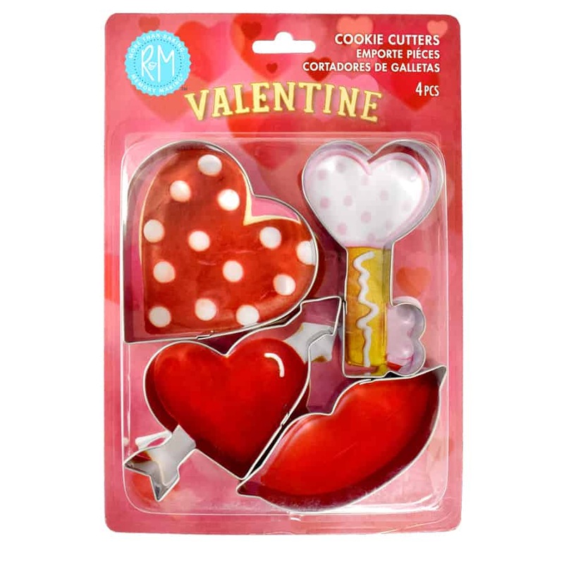 Valentine 4pc Cutter Set