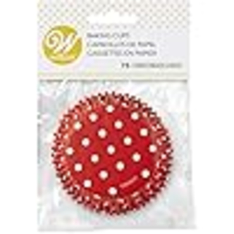 Wilton Red with white dots