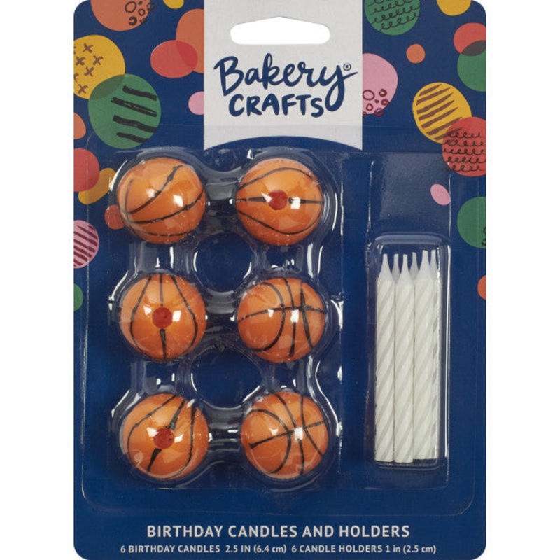 Basketball Candle Holder & Candles