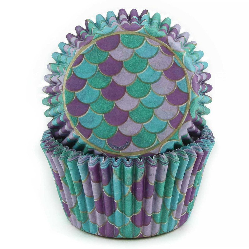 Mermaid scales Cupcake Liner