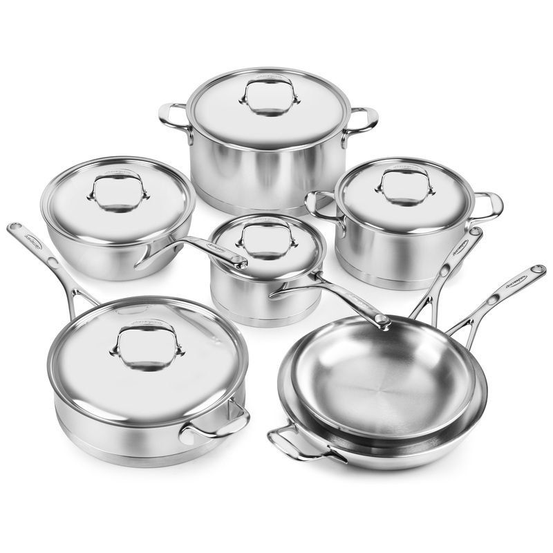 Demeyere Atlantis 12 Piece Stainless Steel Cookware Set