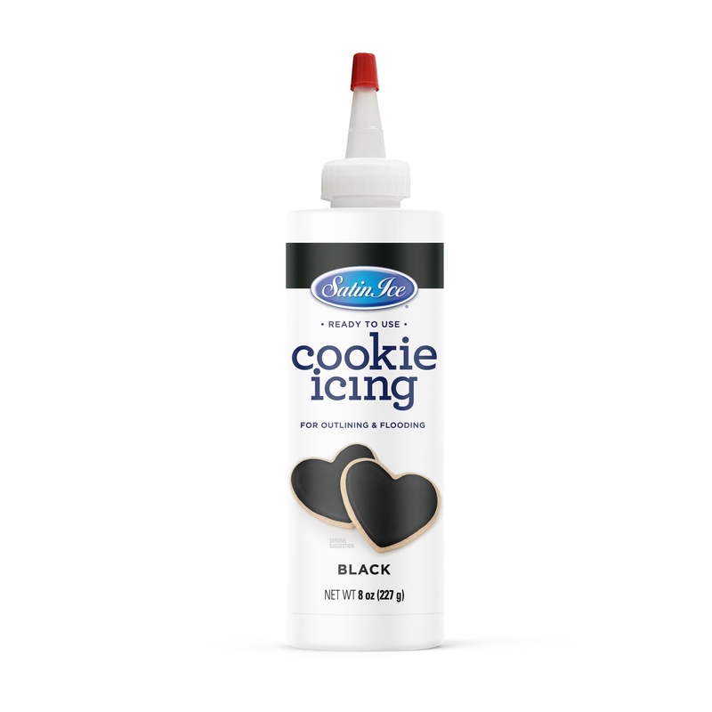 Satin Ice Cookie Icing Black