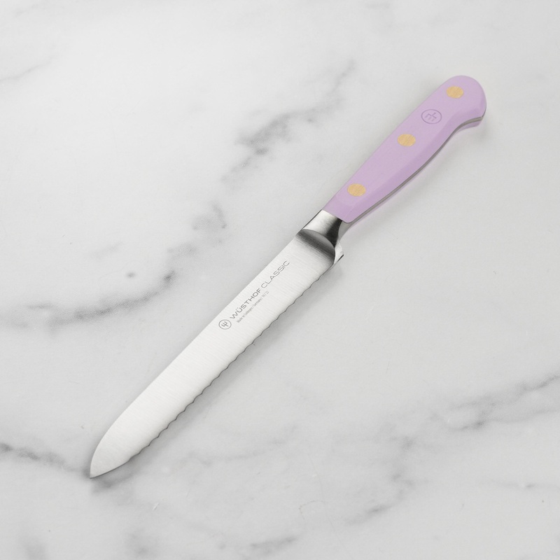 Wusthof Classic 5" Purple Yam Serrated Utility Knife