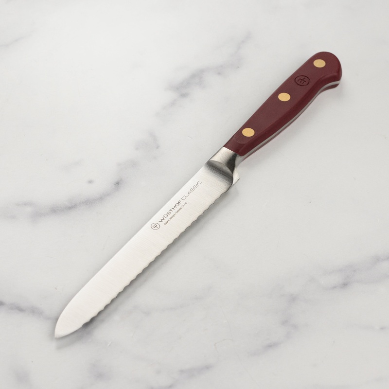 Wusthof Classic 5" Tasty Sumac Serrated Utility Knife