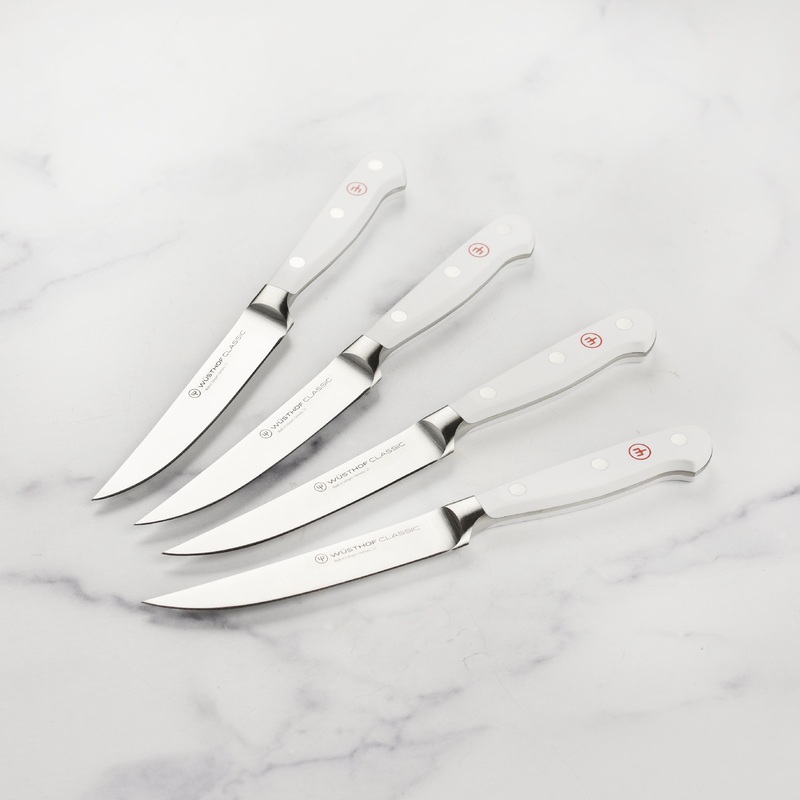 Wusthof Classic White 4 Piece Steak Knife Set
