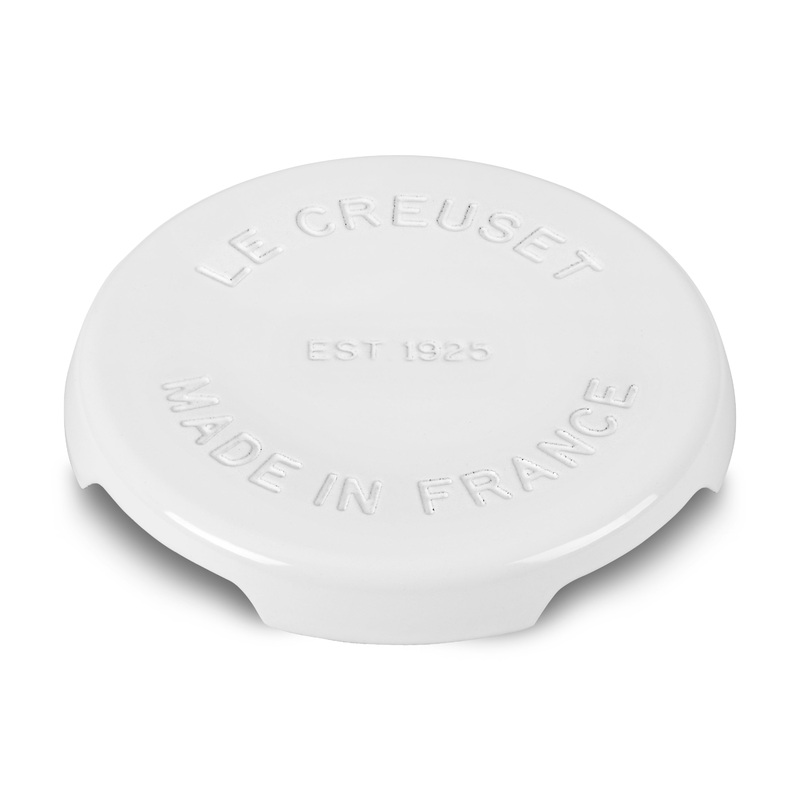 Le Creuset Signature Cast Iron 8.8" White Round Trivet