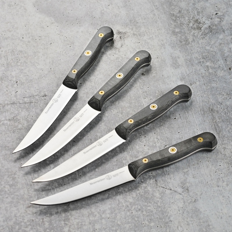 Messermeister Custom Micarta 4 Piece Steak Knife Set