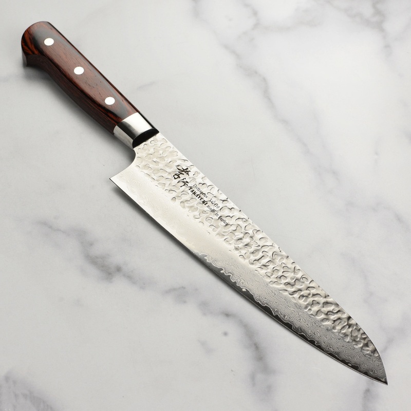 Takayuki Hammered Damascus 9.4" Gyuto