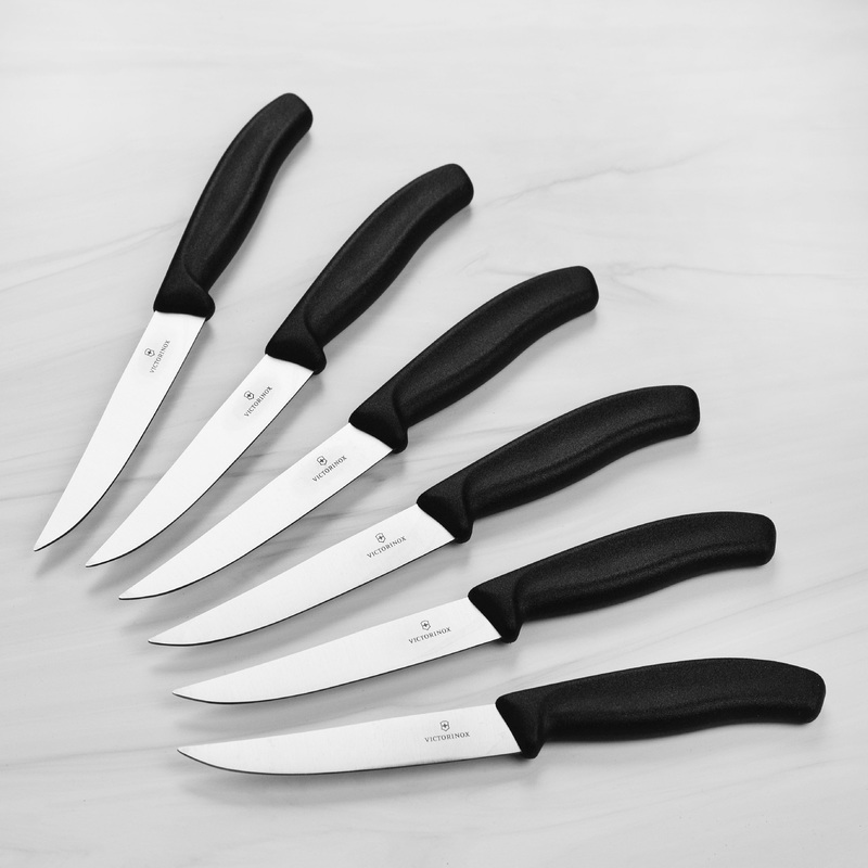 Victorinox Swiss Classic 6 Piece Fine Edge Gaucho Steak Knife Set