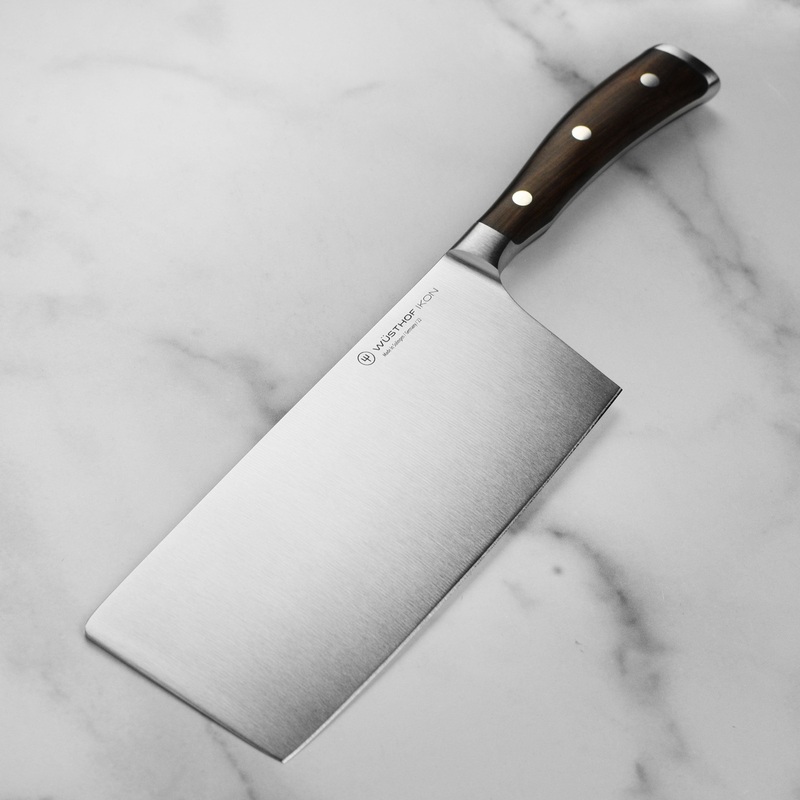 Wusthof Ikon Blackwood 7" Chinese Chef's Knife