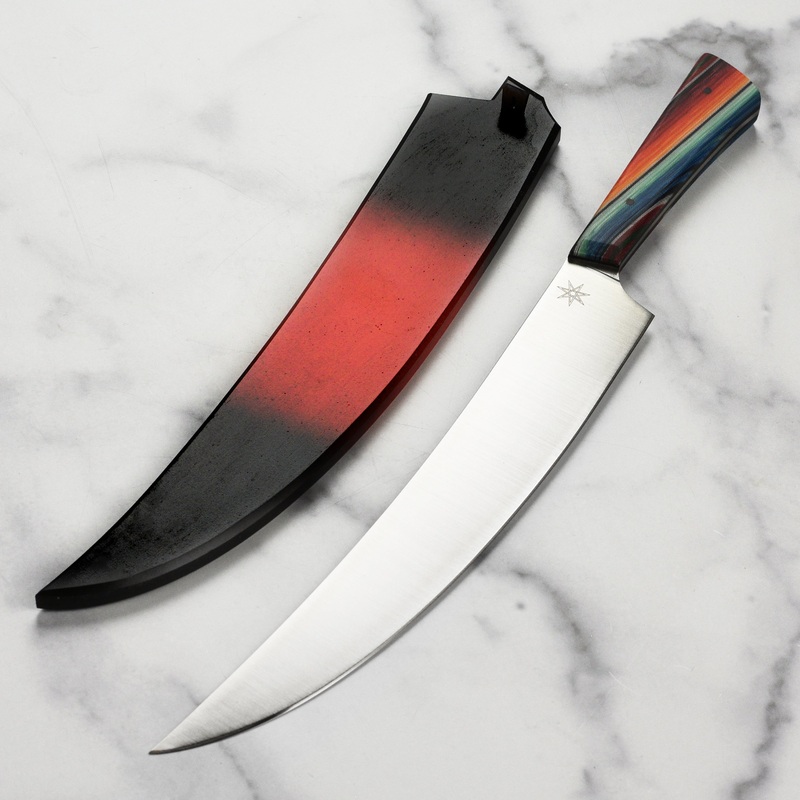 Town Cutler Baja 11" Scimitar with Saya