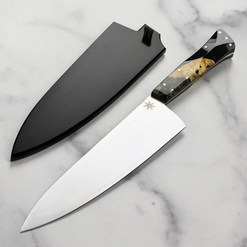 Town Cutler Desert Dawn 8.5" Chef's Knife with Saya