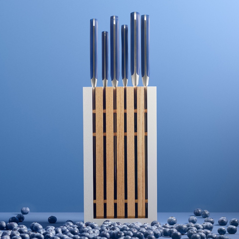 Wusthof Classic 8 Piece Wild Blueberry Knife Block Set