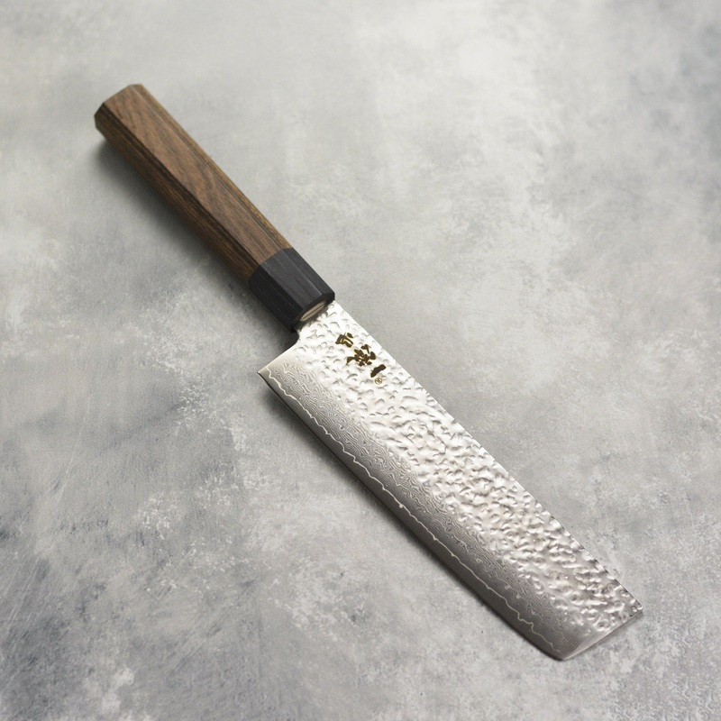 Ittetsu VG10 Hammered Damascus 5.9" Nakiri