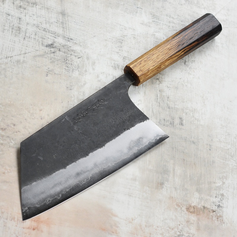 Matsubara Shirogami #1 Kurouchi Stainless Clad 7.5" Kiri Cleaver