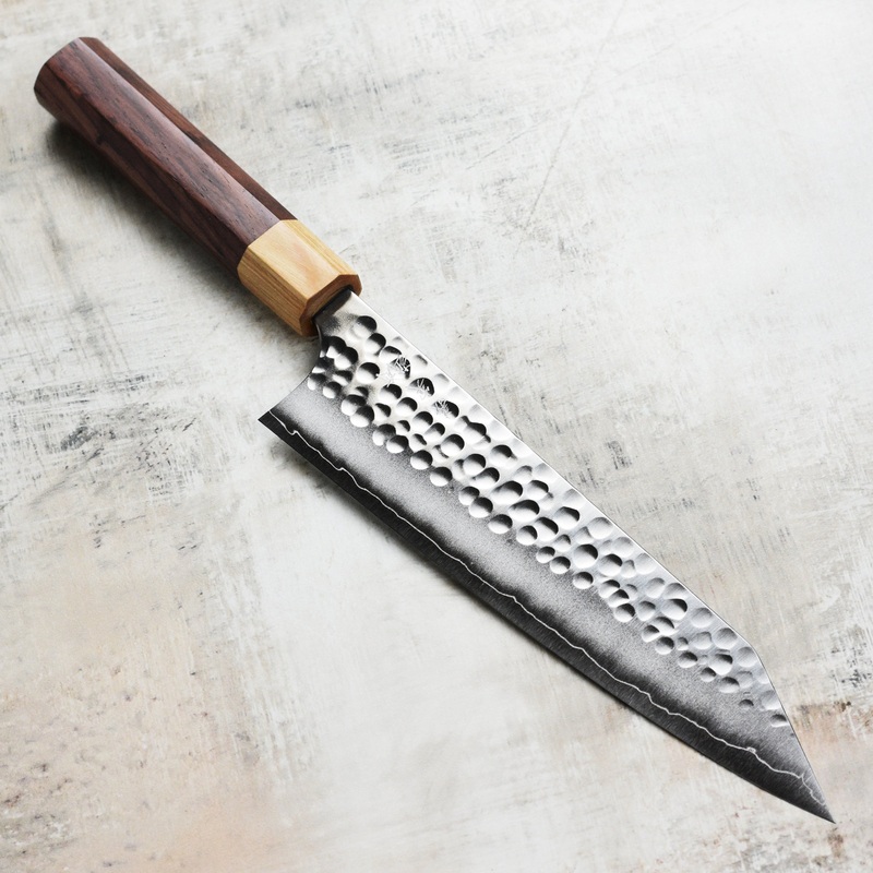 Yoshimi Kato Forged Ginsan Stainless Clad 8.25" Kiritsuke