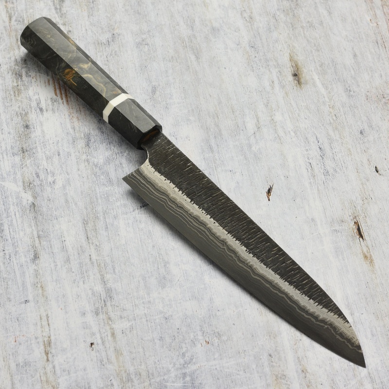Hatsukokoro x Nigara Itadaki Coreless Damascus 9.4" Gyuto
