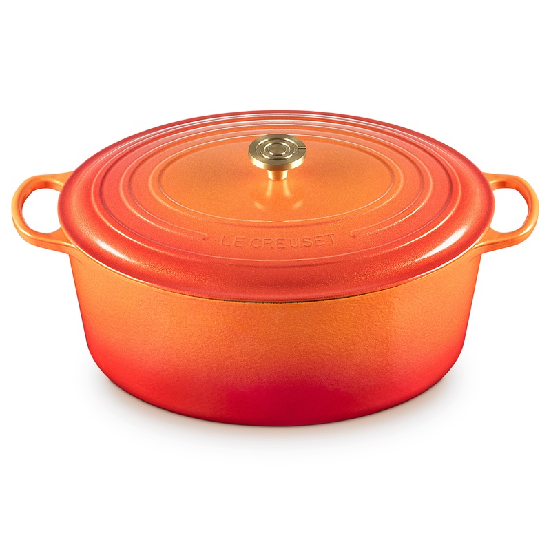 Le Creuset Signature Cast Iron 15.5-quart Flamme Doree Oval Dutch Oven