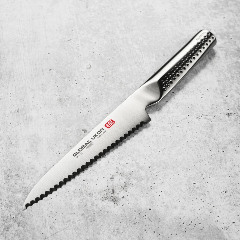 Global Ukon 6" Serrated Utility Knife