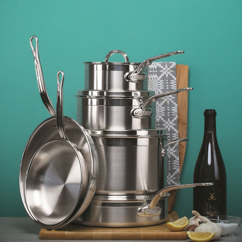 Hestan ProBond 10 Piece Stainless Steel Cookware Set