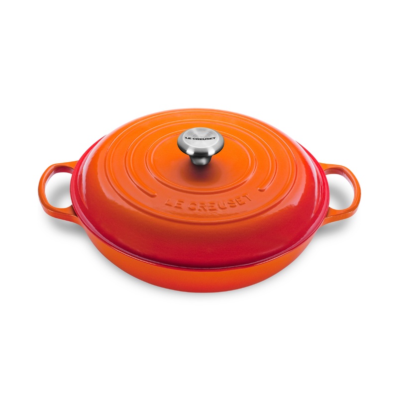 Le Creuset Signature Cast Iron 3.5-quart Flame Braiser
